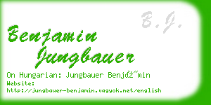 benjamin jungbauer business card